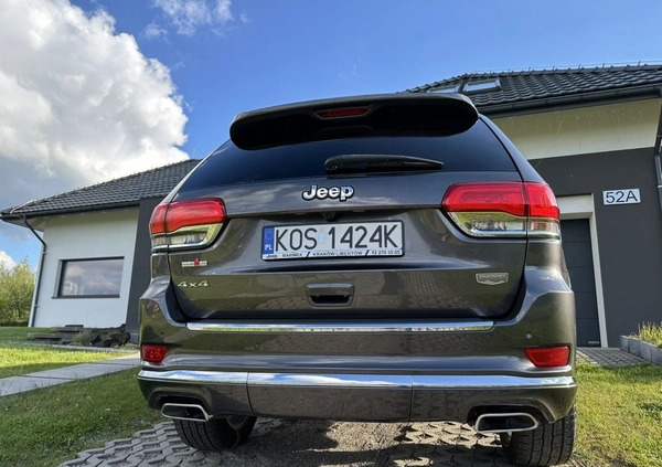 Jeep Grand Cherokee cena 114000 przebieg: 123600, rok produkcji 2014 z Andrychów małe 742